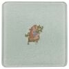 Square DyeTrans Glass Coaster, with White Sublimation Backing, 3.93" x 3.93" x .16". Tempered Textu Thumbnail