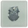 Square DyeTrans Glass Coaster, with White Sublimation Backing, 3.93" x 3.93" x .16". Tempered Textu Thumbnail