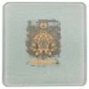 Square DyeTrans Glass Coaster, with White Sublimation Backing, 3.93" x 3.93" x .16". Tempered Textu Thumbnail